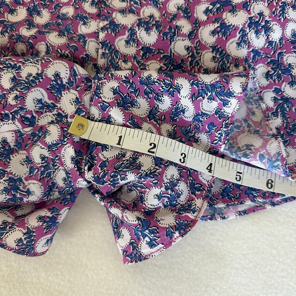Anthropologie Purple Floral Flowy Shorts Size S - Picture 10 of 10